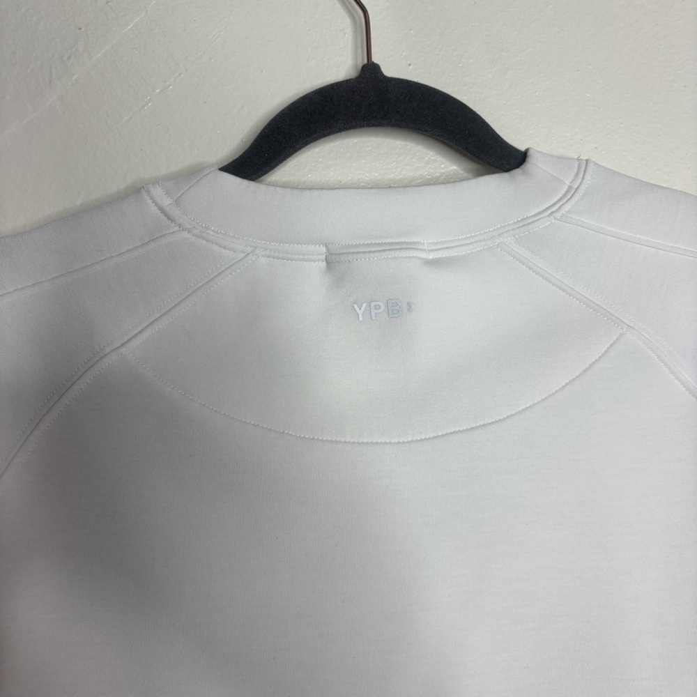 White pullover Crewneck Sweatshirt with YPB Tag - Picture 11 of 12